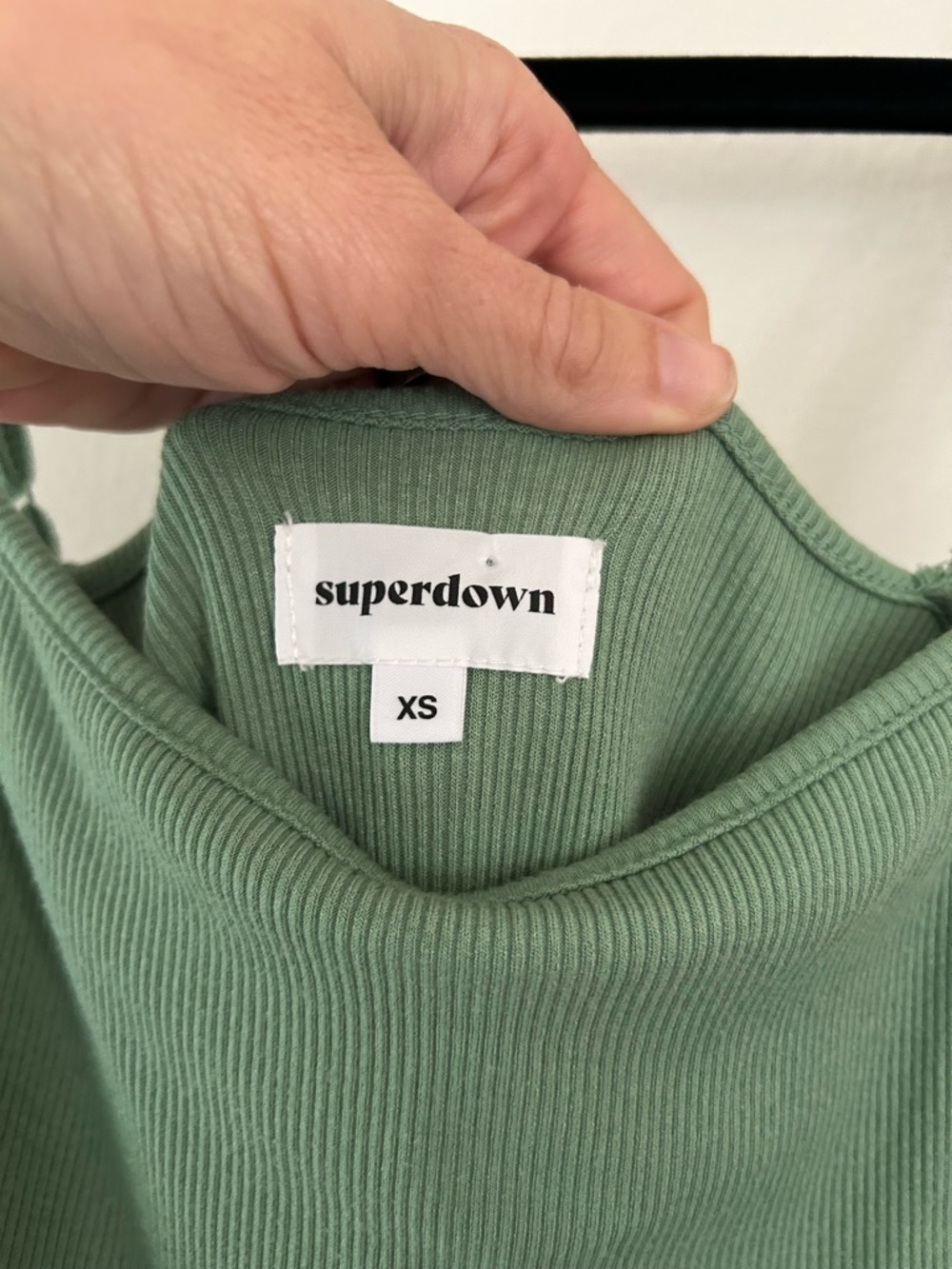 Revolve Superdown candace slit green midi dress size XS - Picture 7 of 9